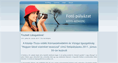 Desktop Screenshot of fotopalyazat.koroserfejlesztese.hu